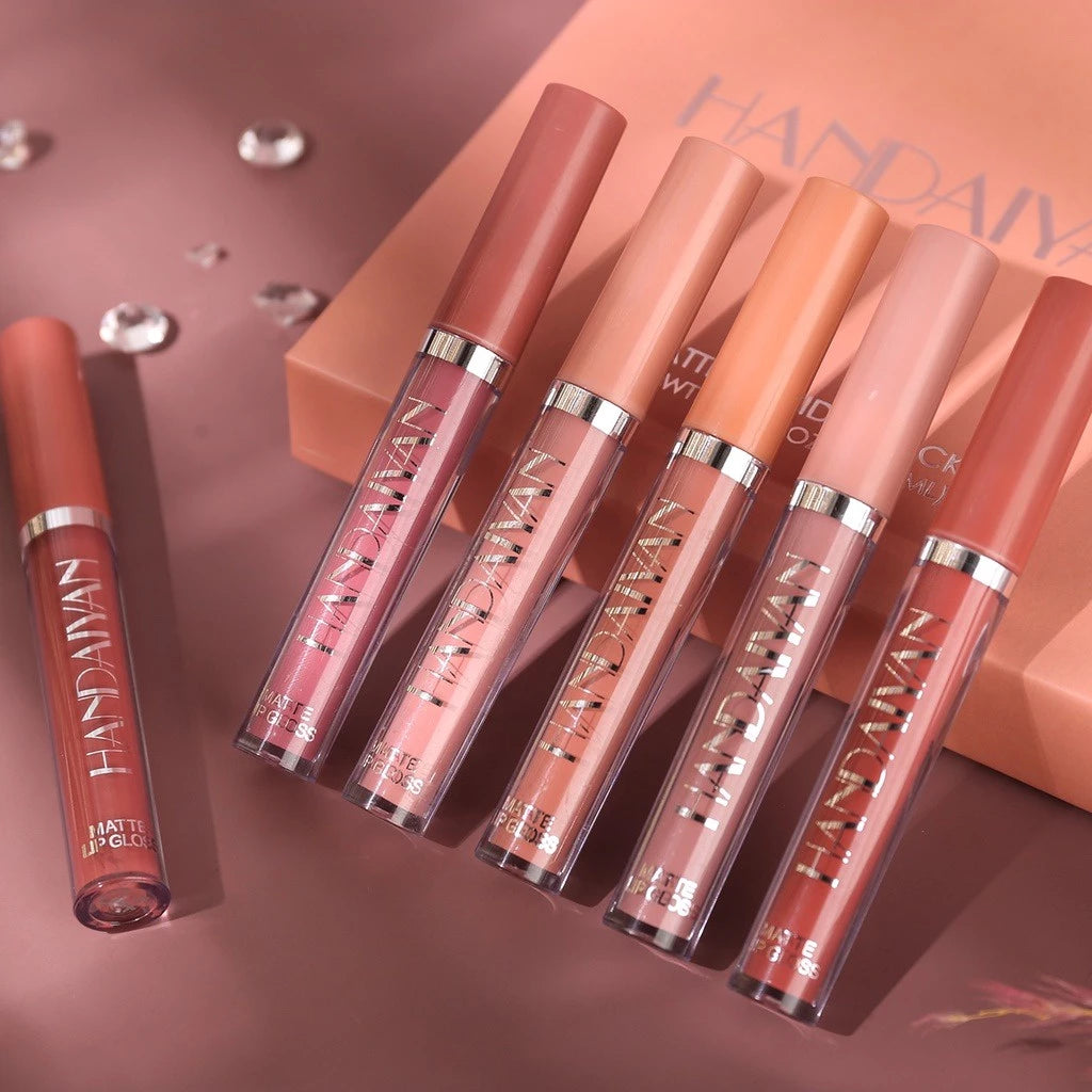 Set de 6 Labiales Líquidos Mate Handaiyan