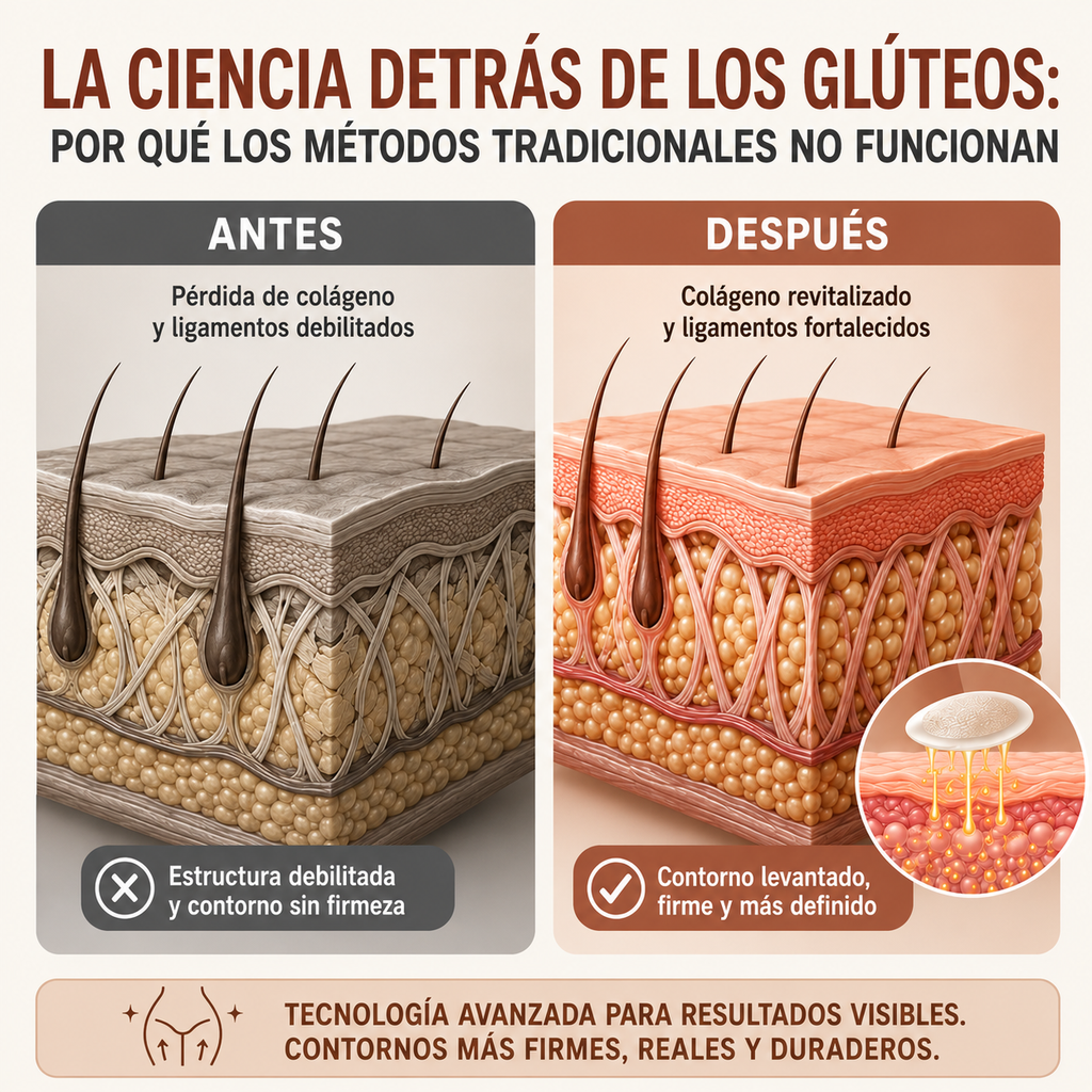 Esculpí y Realzá Tus Glúteos – Más Firmes, Definidos y con Mayor Volumen Día Tras Día