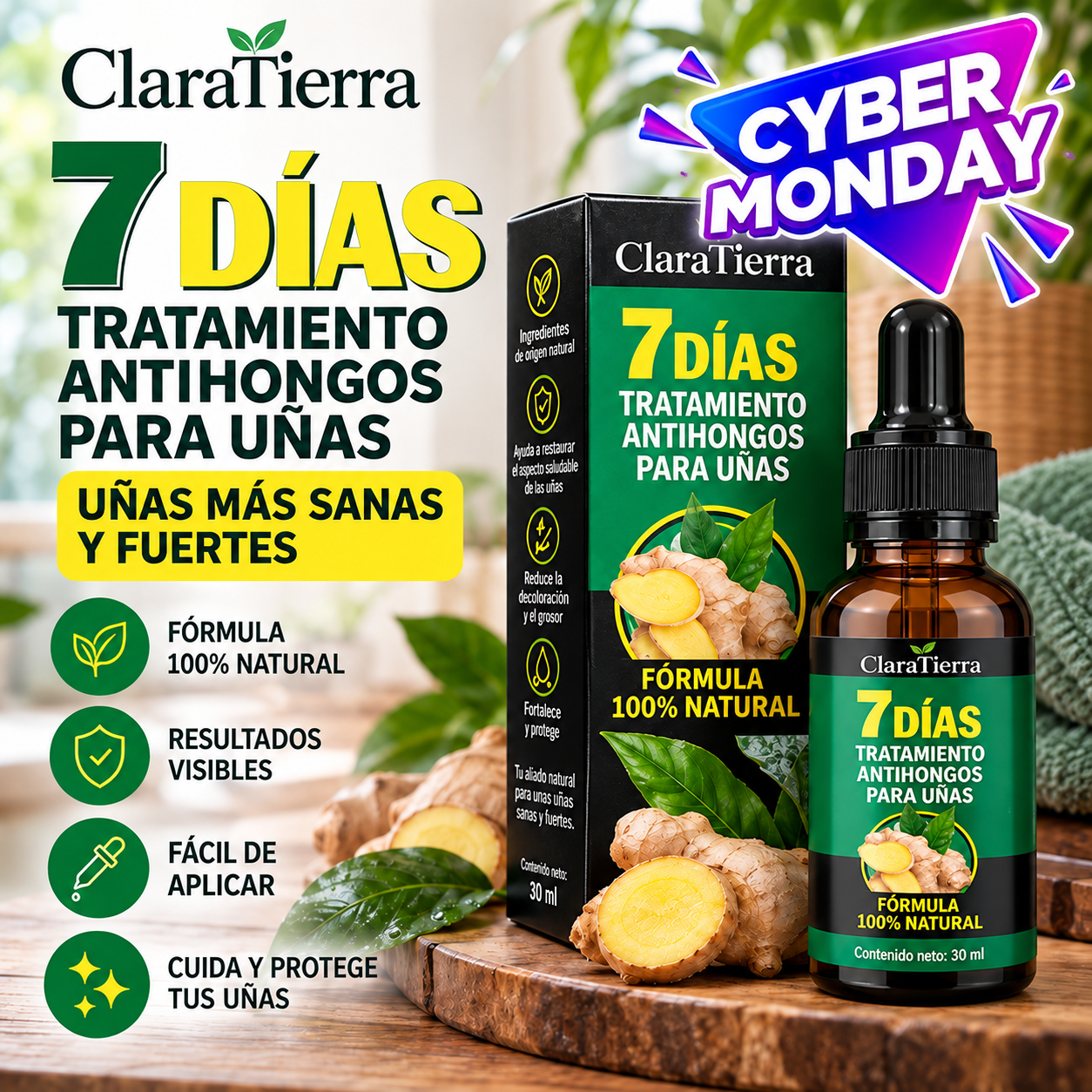 Tratamiento Antihongos 7 Días – Fórmula 100% Natural para Uñas Más Sanas y Fuertes 1