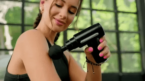 Pistola de masaje 4 en 1: Recuperación muscular profesional en casa