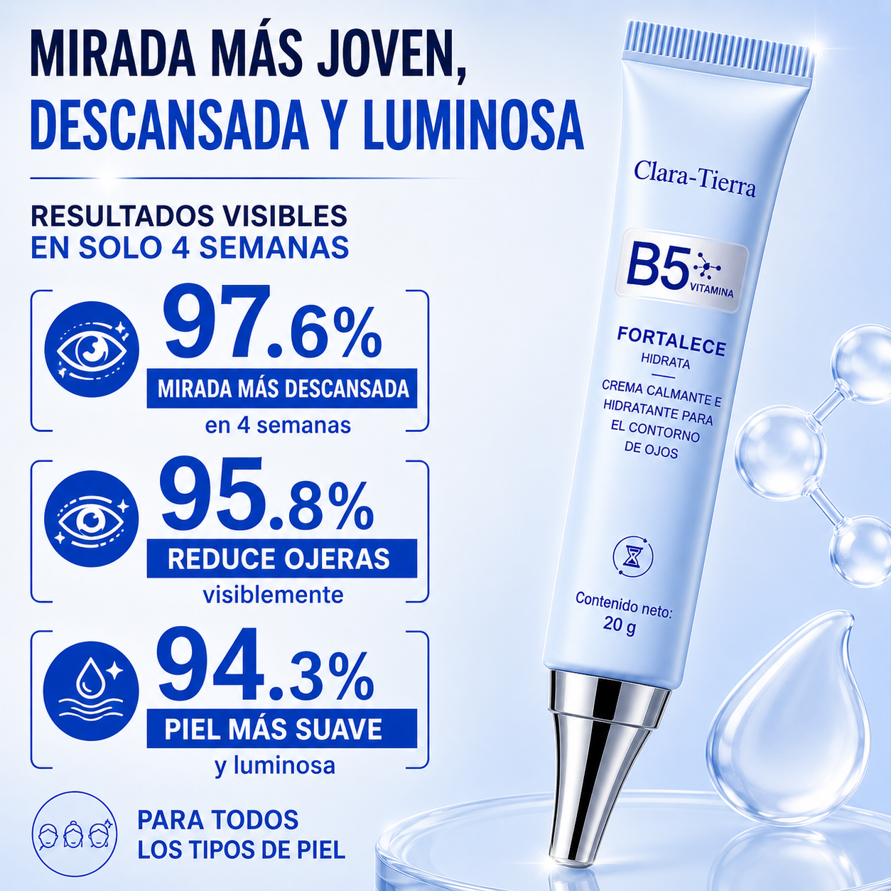 Crema Reparadora para el Contorno de Ojos – Ojos con Apariencia Más Joven Cada Día
