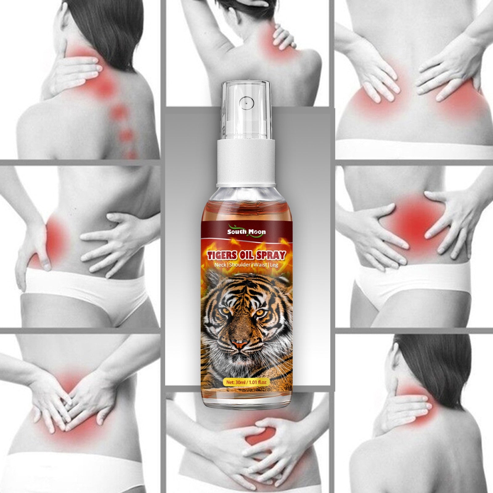 TIGER OIL SPRAY - Muévete con Libertad Otra Vez Sin las Molestias de Cada Día