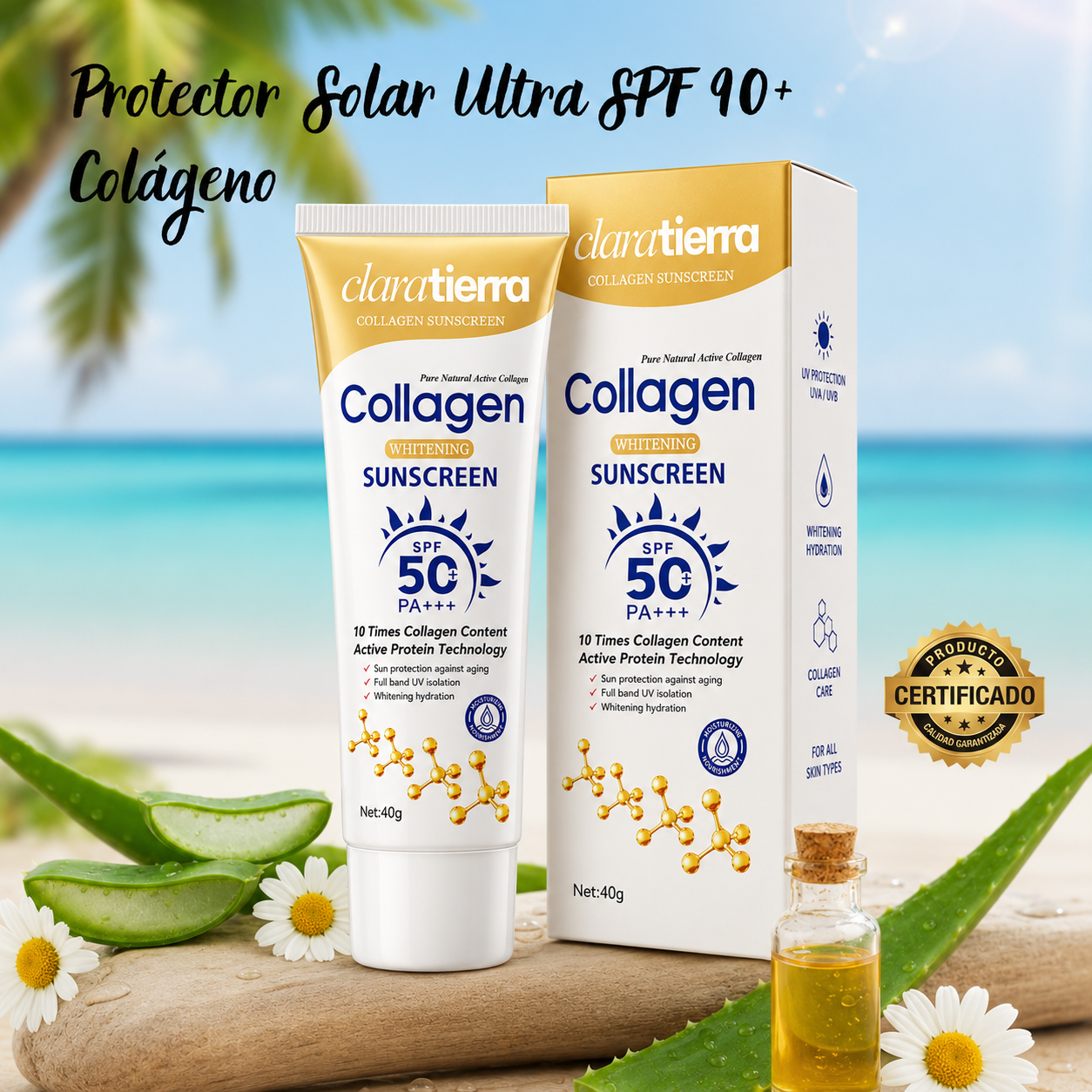 Protector Solar Ultra SPF 90+ Colágeno