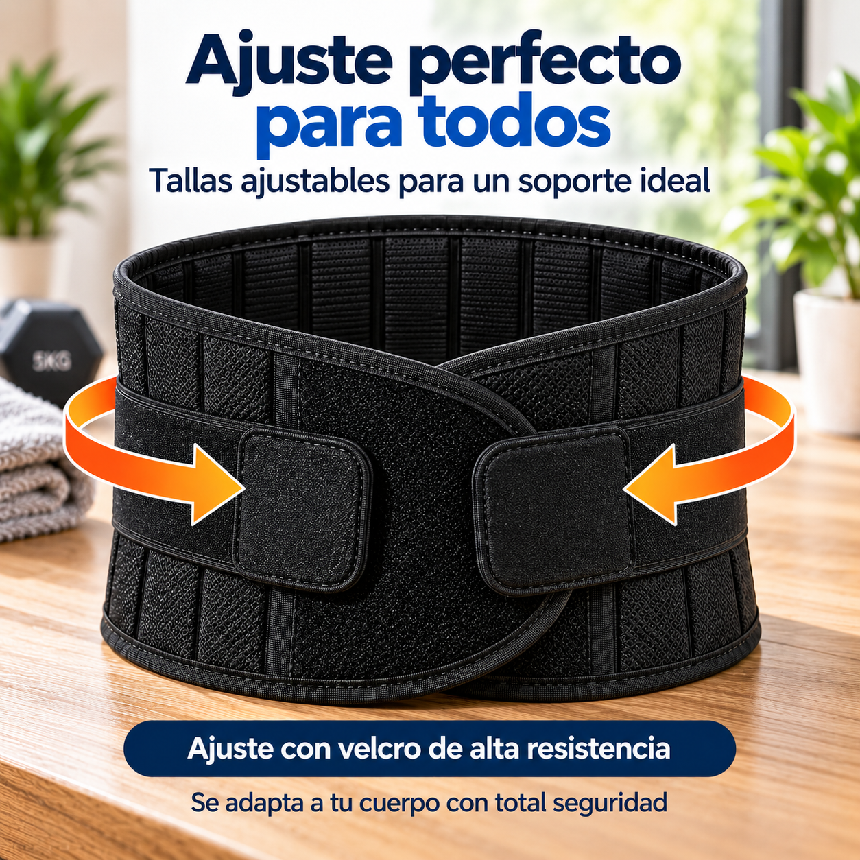 Cinturón de soporte térmico ajustable - Acompaña tu espalda todos los días