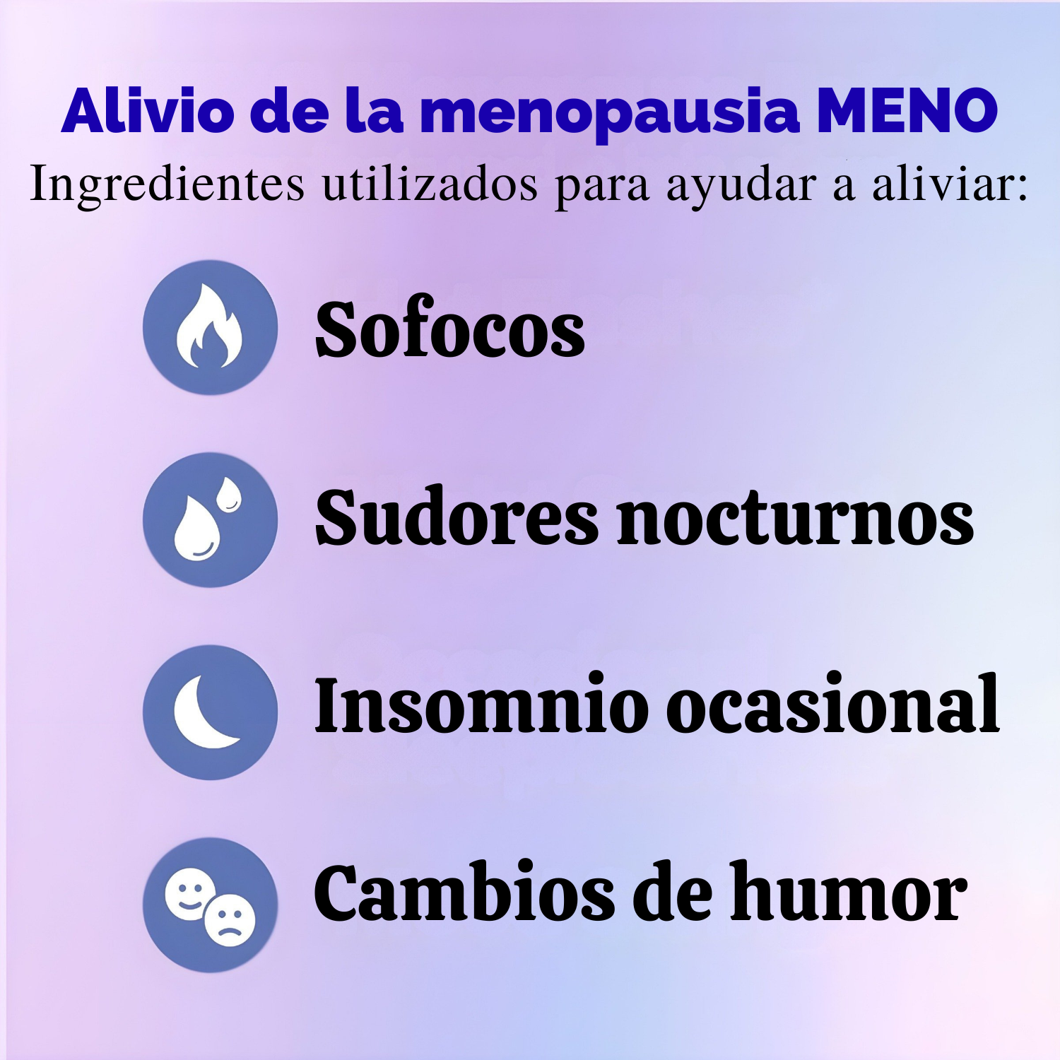Menopausia Cápsula de Vitaminas