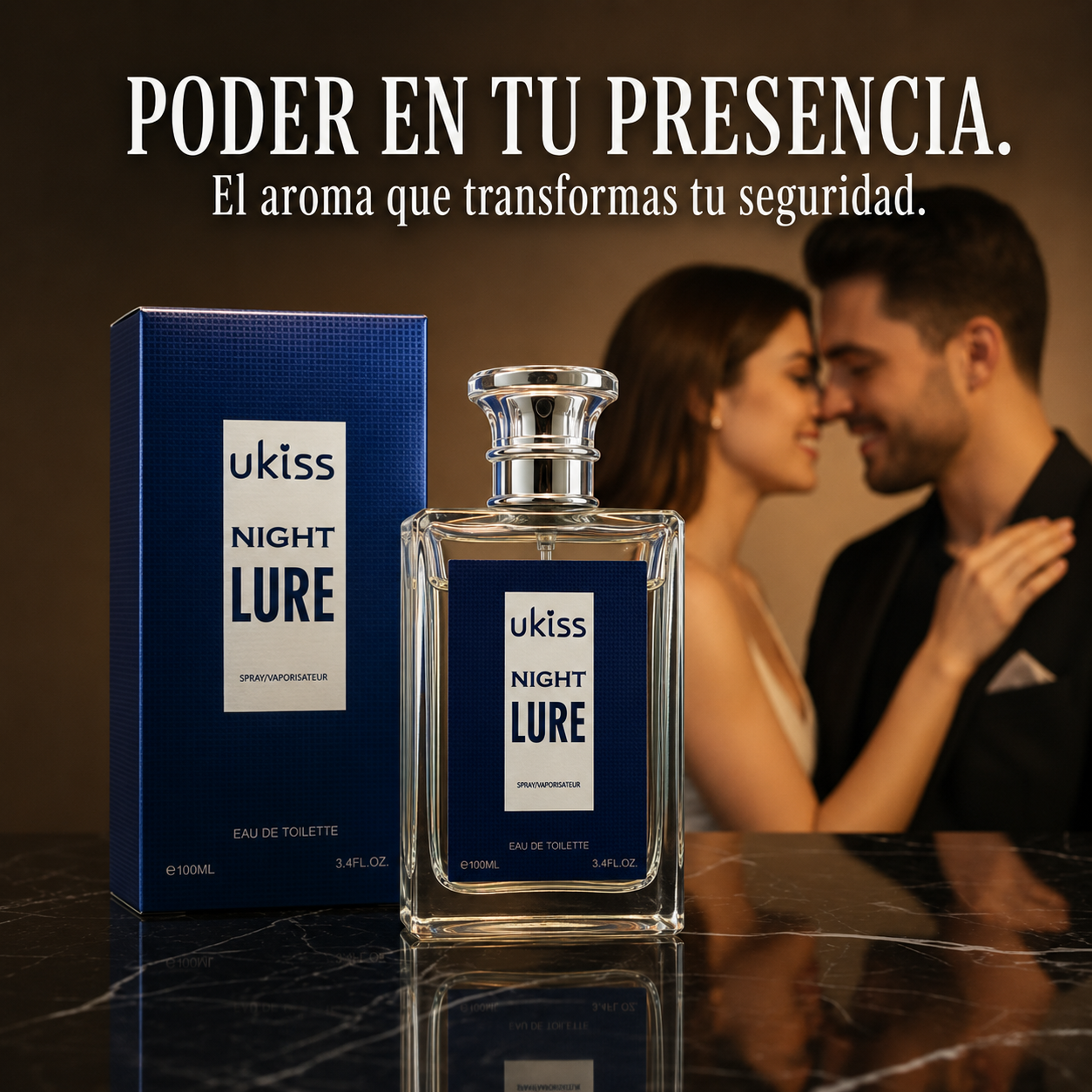 Ukiss Night Lure — El aroma que ella nunca olvida.