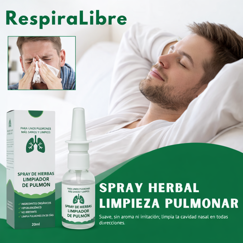 RespiraLibre™ - Alivio natural para una respiración plena y sin esfuerzo