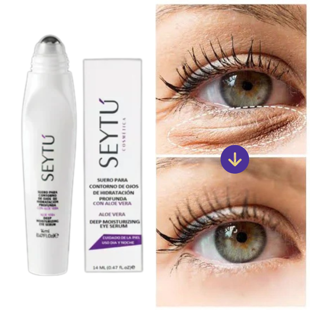 Roller Anti-Ojeras con Ácido Hialurónico – Reduce Bolsas al Instante