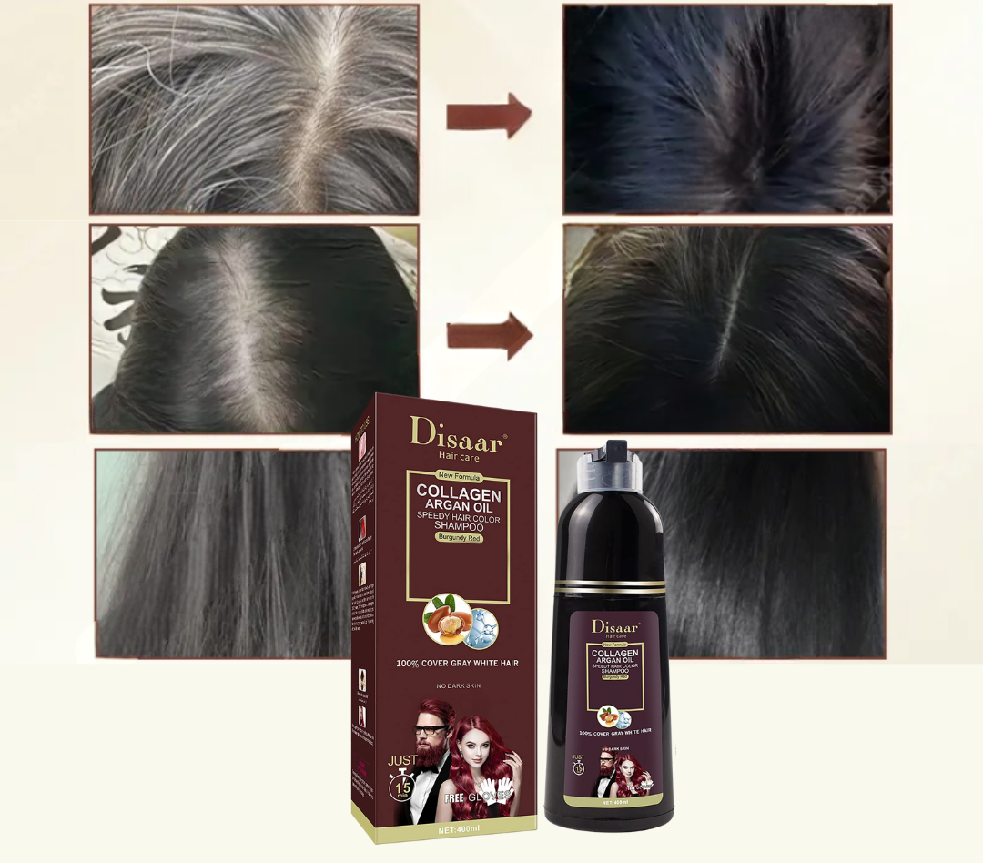 Shampoo que Cubre las Canas al Instante – 100% Natural y Seguro