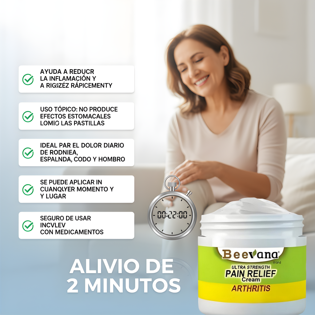 Crema de alivio rápido: Sienta cómo funciona en minutos