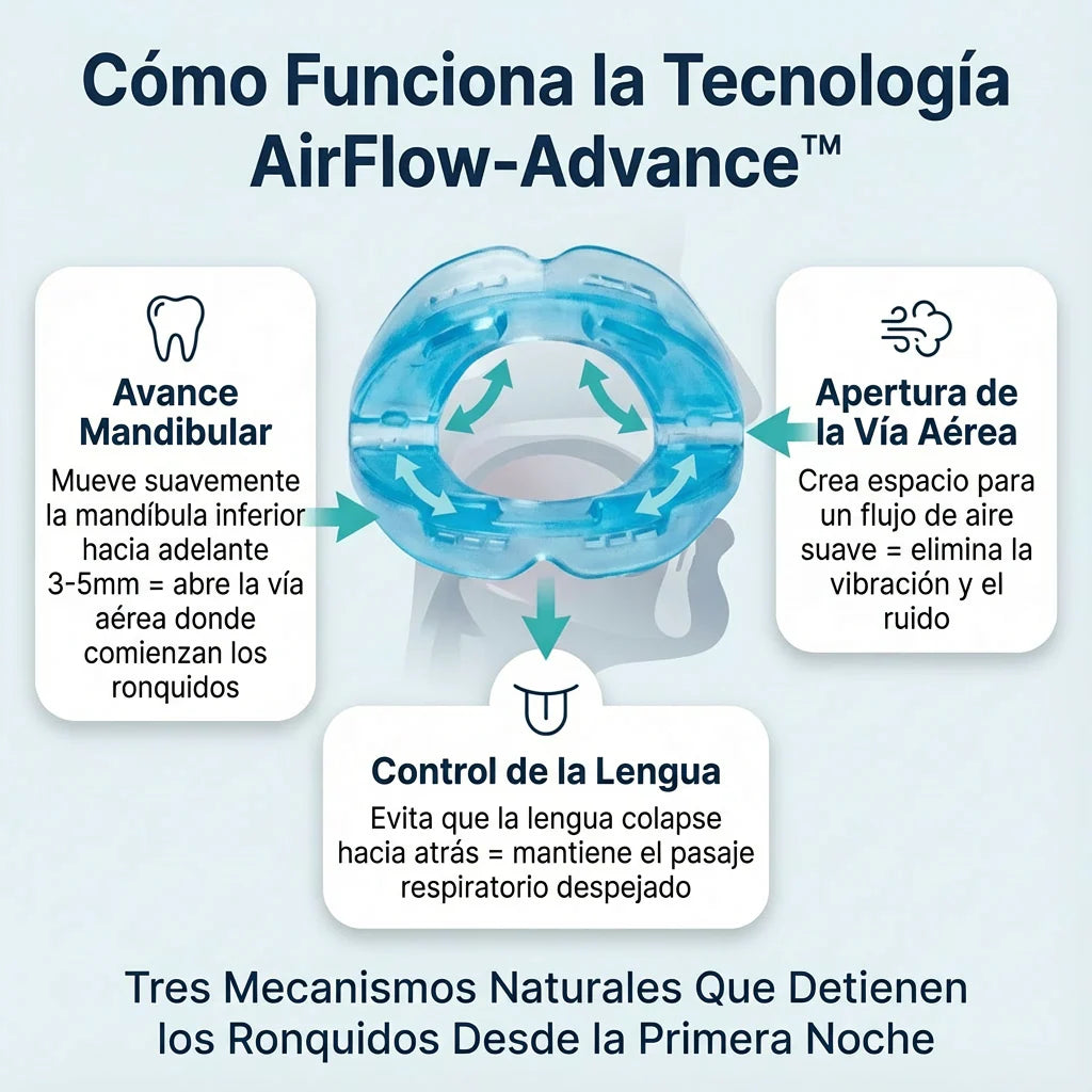 SilentRest 2026 | Dispositivo Bucal Anti-Ronquidos y Anti-Apnea del Sueño
