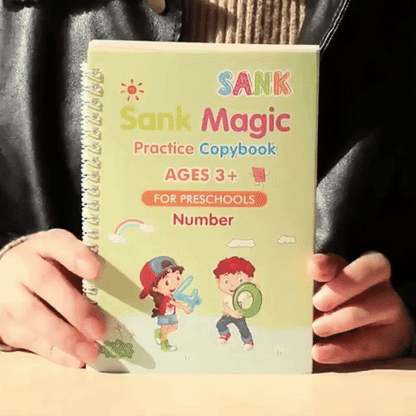 Cuaderno Mágico Reutilizable – Aprende a Escribir Jugando