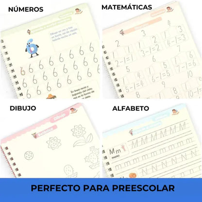 Cuaderno Mágico Reutilizable – Aprende a Escribir Jugando