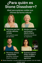 Stone Dissolver+ – Suplemento Natural para Eliminar Cálculos Renales y Proteger la Salud Urinaria