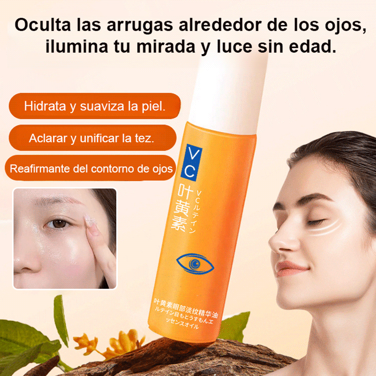 Sérum Contorno de Ojos Reafirmante con Luteína – Antiarrugas & Efecto Lifting Inmediato