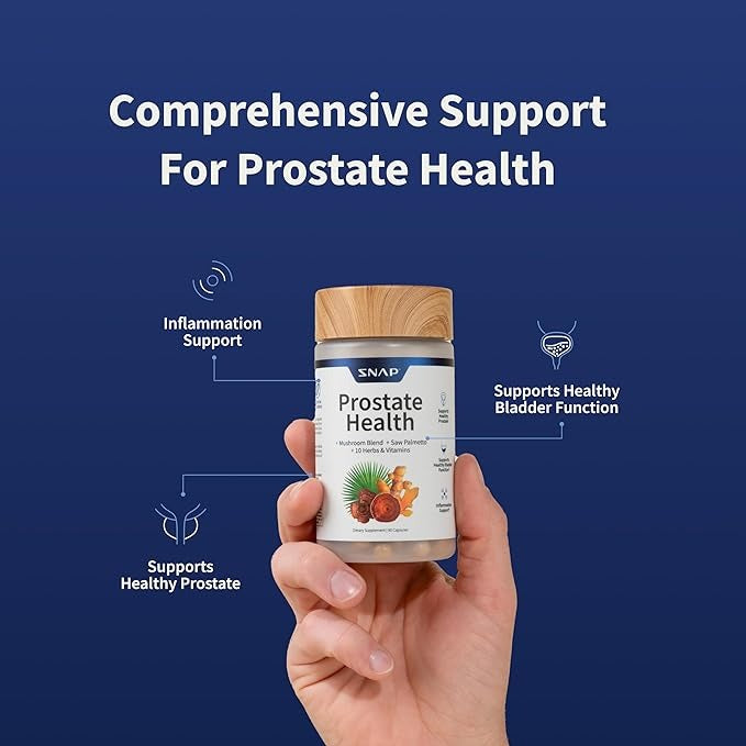 Prostate Health™ – Fórmula Natural para la Salud de la Próstata, Vejiga y Vitalidad Masculina (60 Cápsulas)