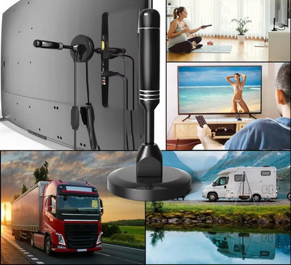 Antena Digital HDTV – Canales Gratis en Alta Definición, Señal Fuerte y Estable