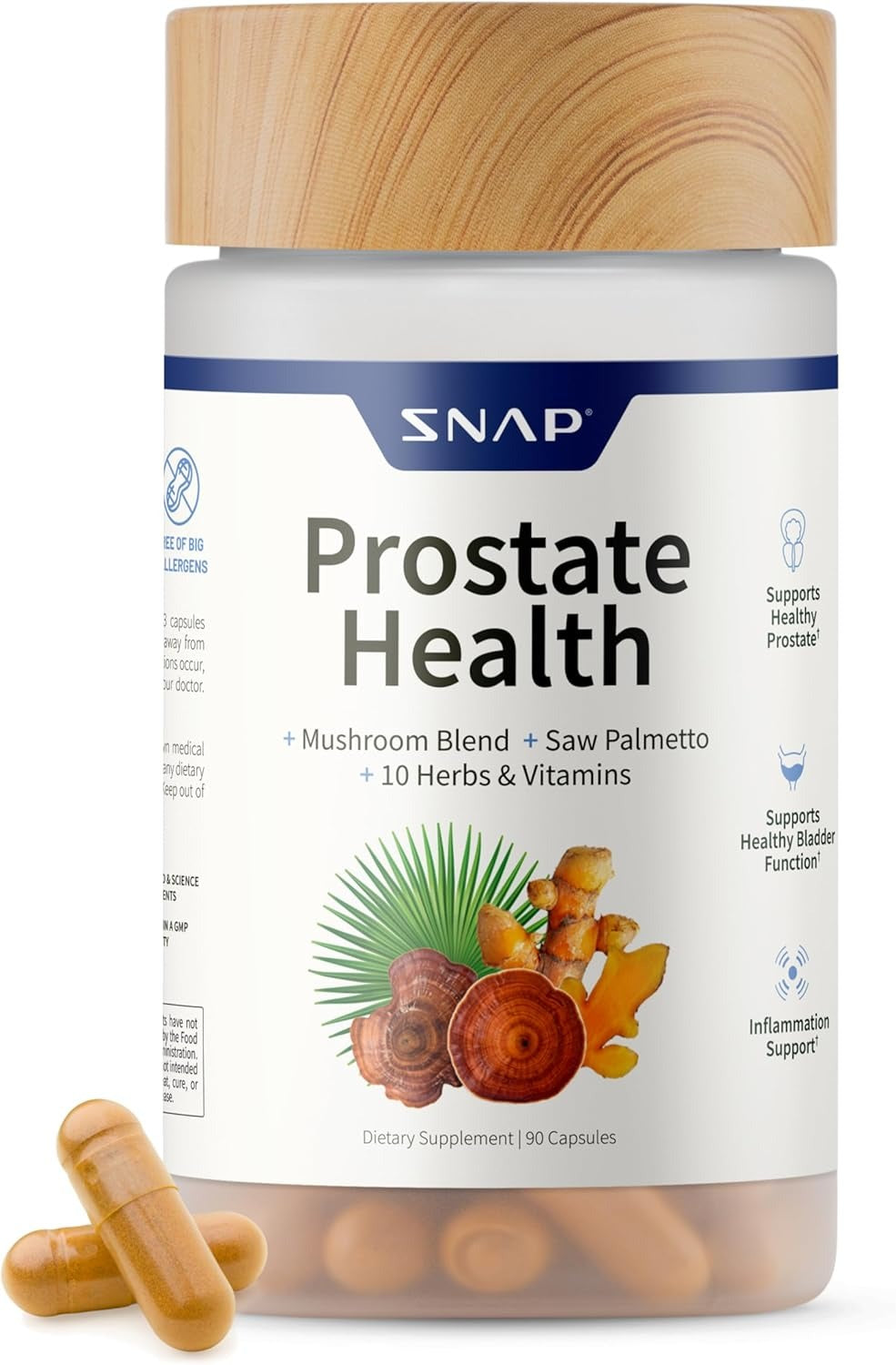 Prostate Health™ – Fórmula Natural para la Salud de la Próstata, Vejiga y Vitalidad Masculina (60 Cápsulas)