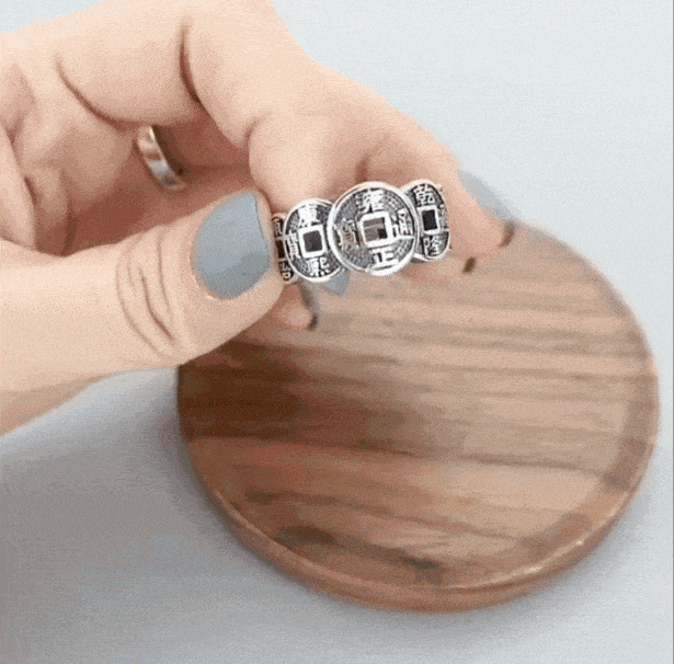 Anillo de los 5 Emperadores – Talismán de Abundancia, Energía y Protección