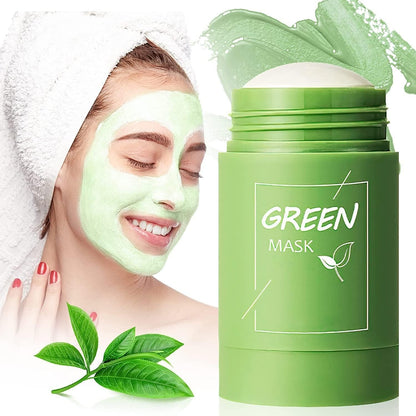 Crystal Skin™ Mascarilla Natural con Té Verde para una Piel Hidratada y Sin Imperfecciones