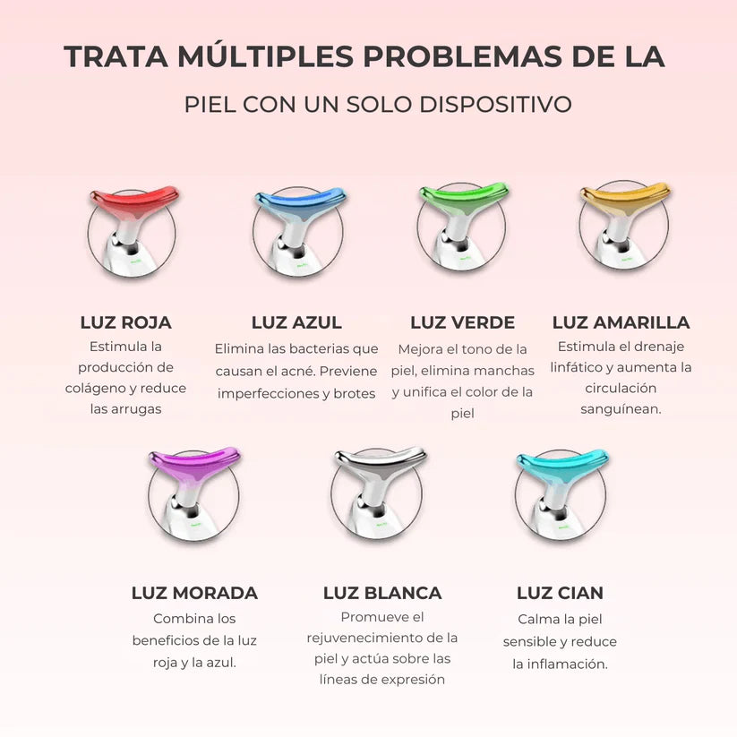 CLARA TIERRA 7-EN-1 Escultor Facial LED