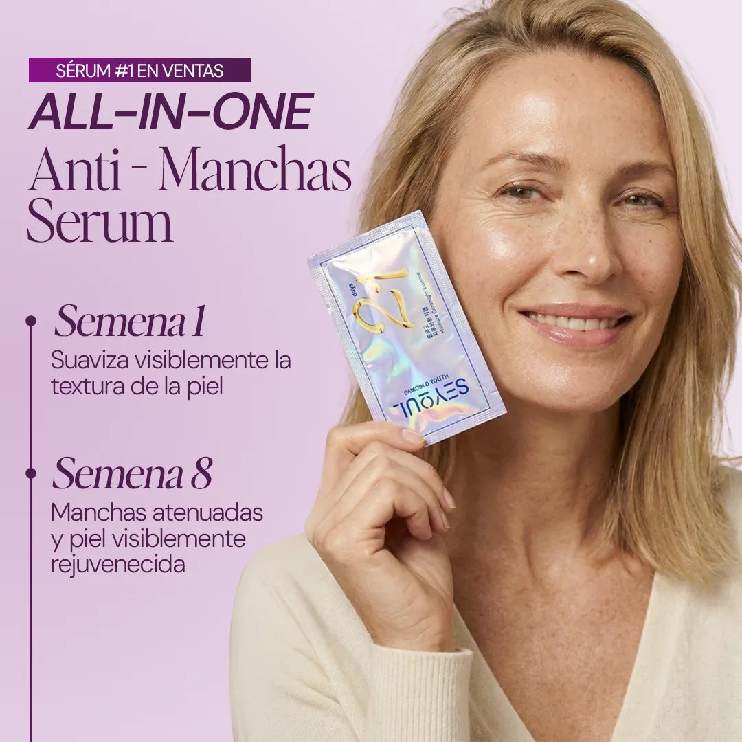 Suero 21 Días - Chau manchas. Volvé a brillar. Volvé a ser vos.