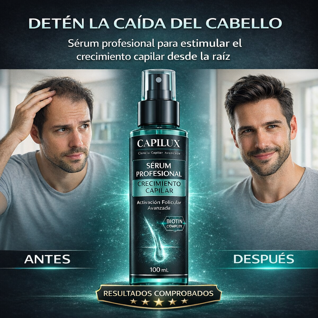 Capilux – Sérum Profesional Crecimiento Capilar (advertorial)