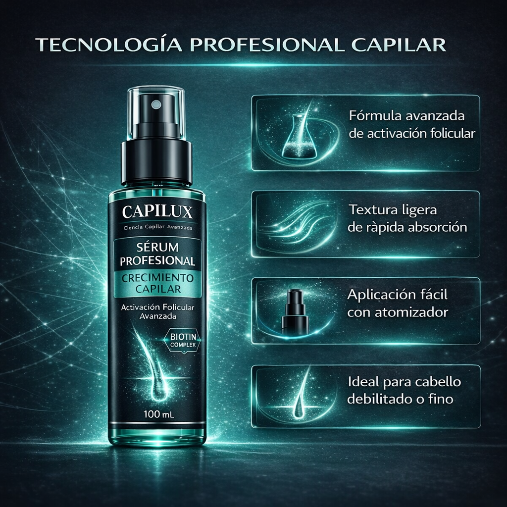 Capilux – Sérum Profesional Crecimiento Capilar (advertorial)